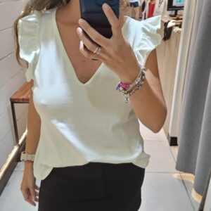 Remera Blossom volados